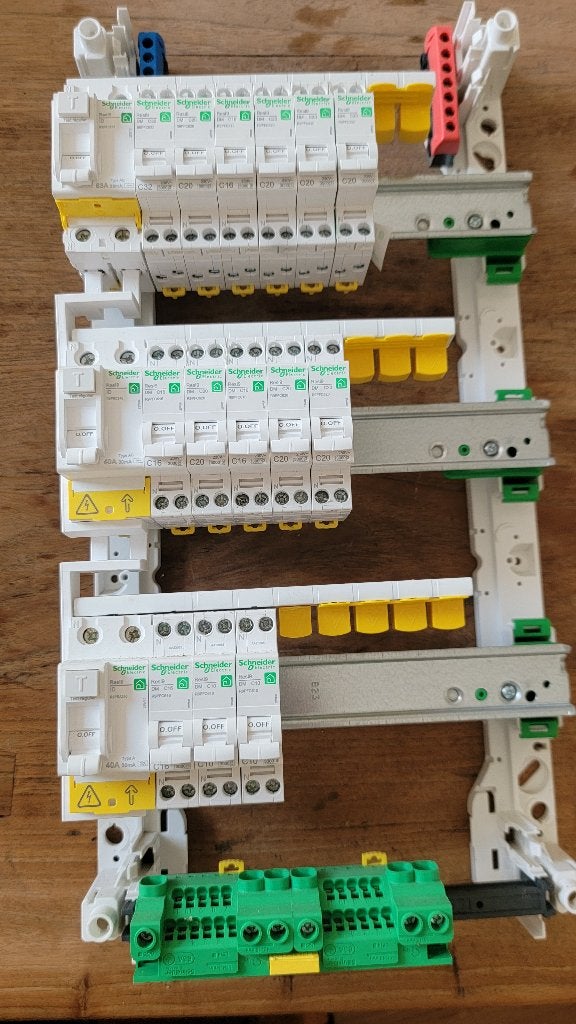 voorbekabeld Schneider elektrisch paneel Resi9 XP, Ophalen, Nieuw, Schneider Electric, Groepenkast