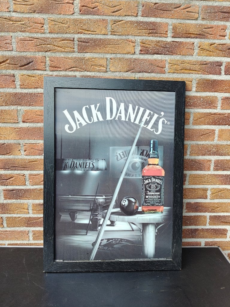 Cadre en relief Jack Daniels, Enlèvement, Utilisé, Panneau publicitaire