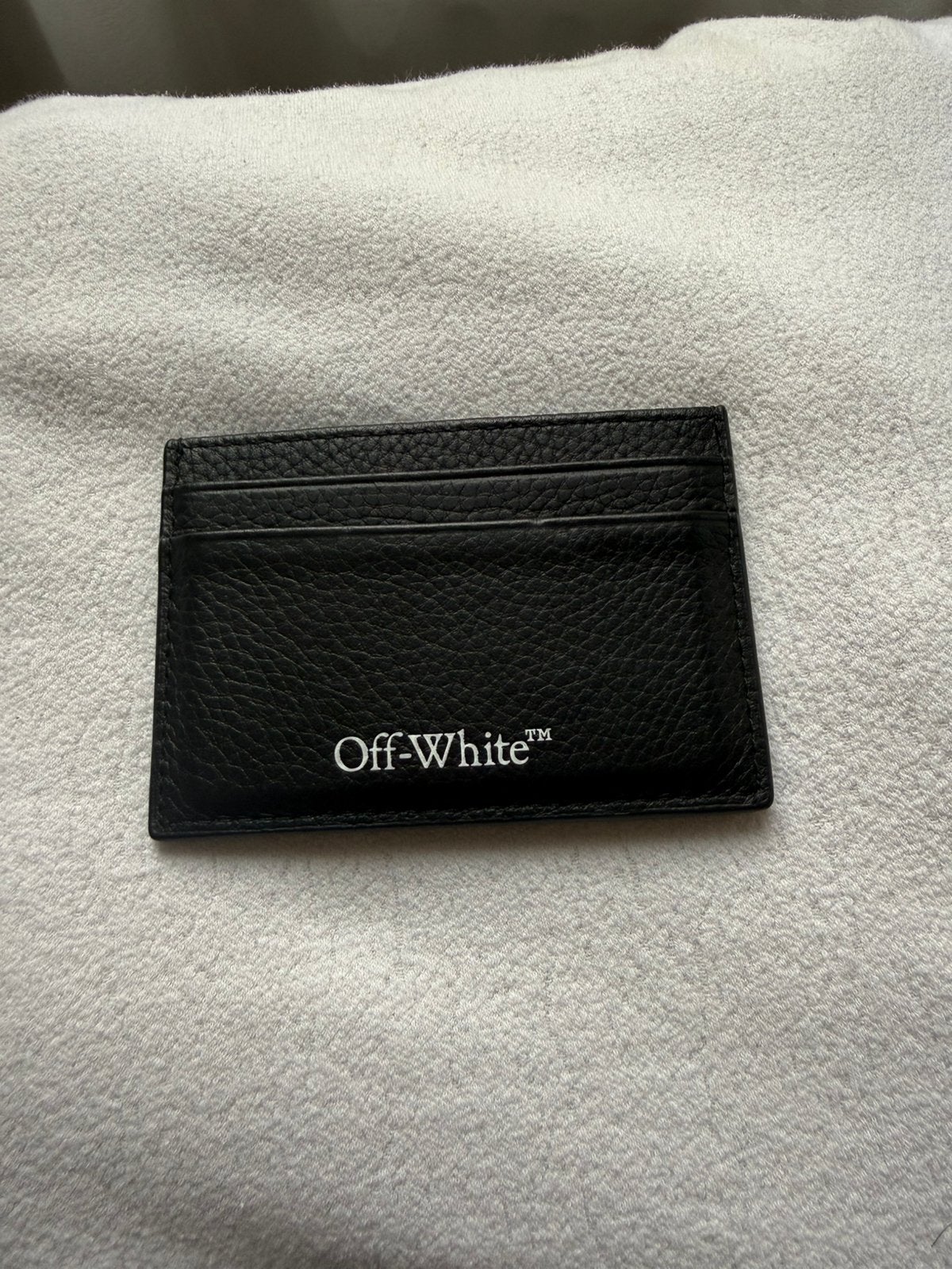 Off-White Genuine Leather Card Holder, Autres marques, Cuir, Enlèvement ou Envoi, Comme neuf