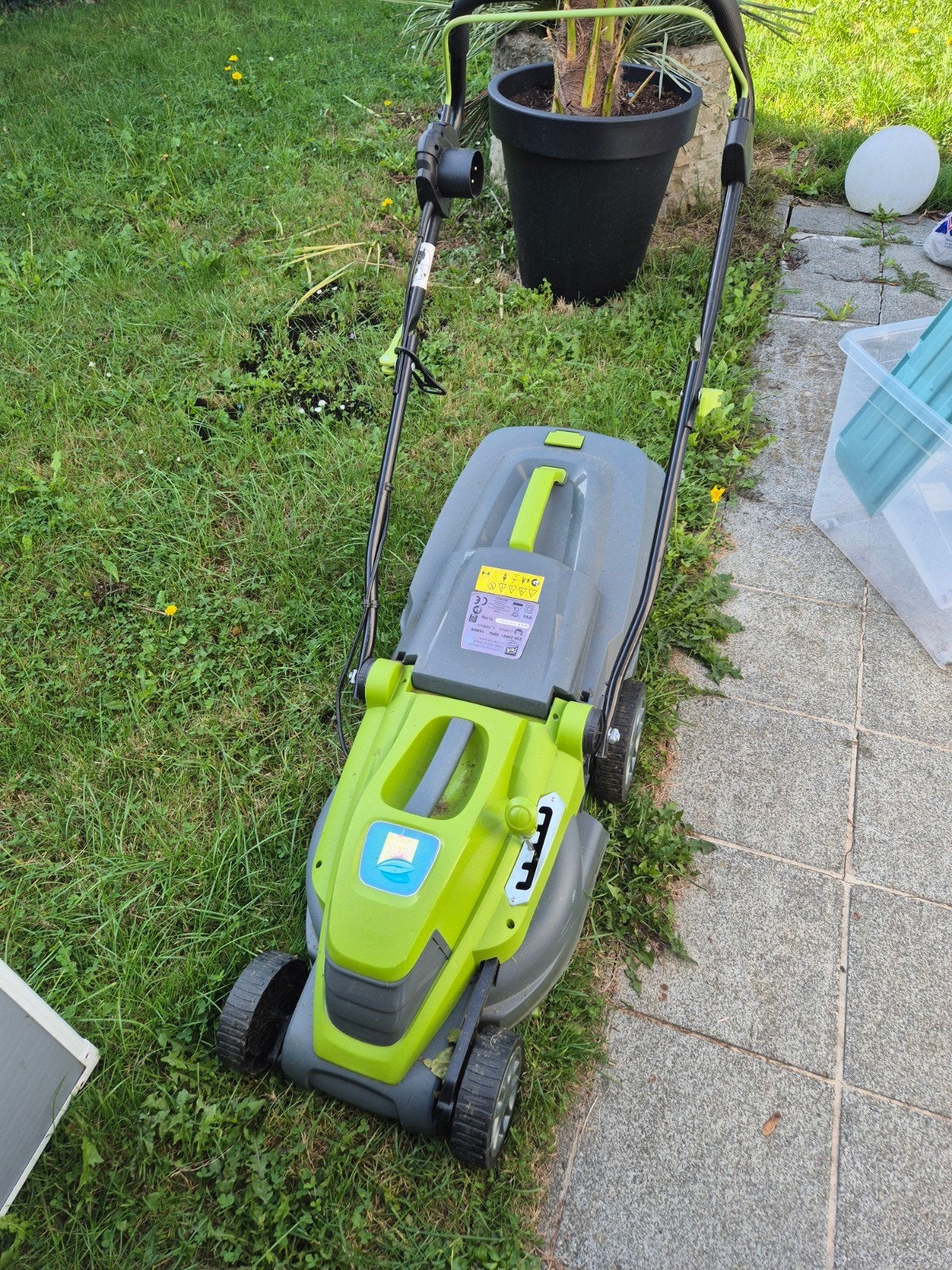 tondeuse utiliser 2x, Enlèvement