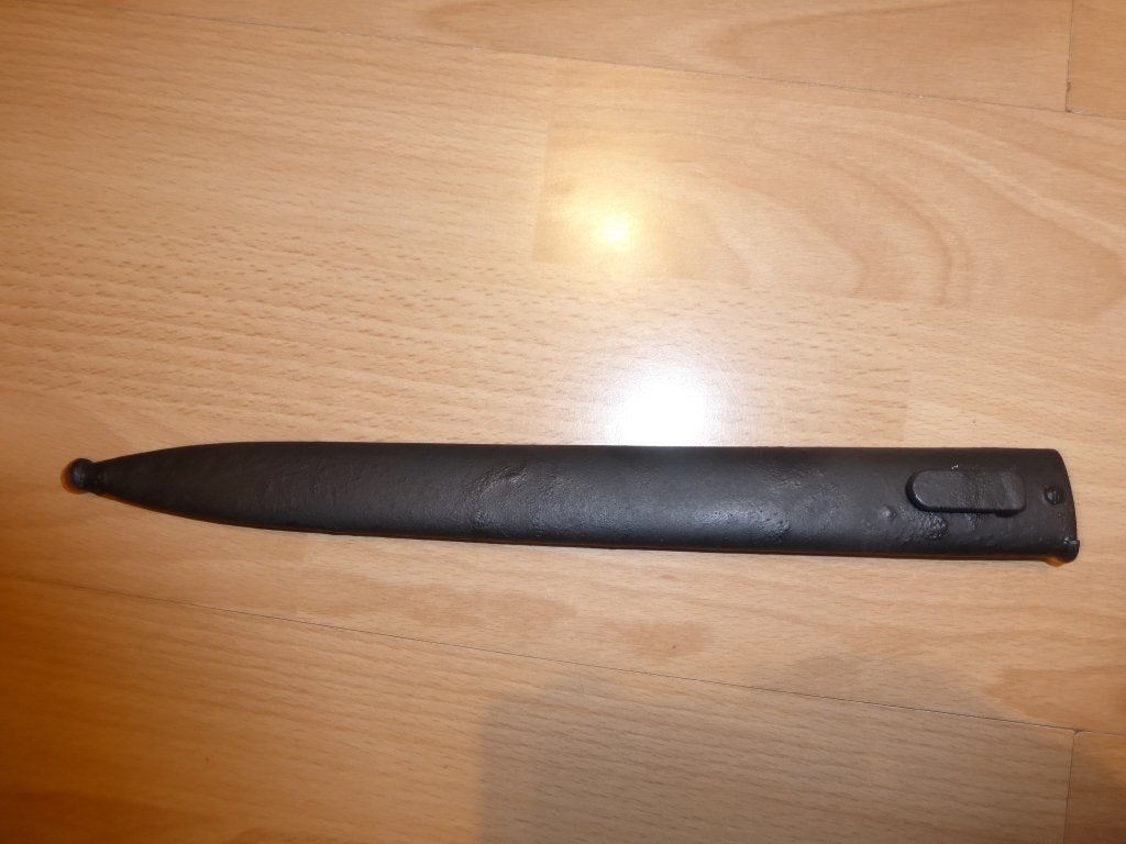 fourreau de baionnette Belge Mauser  1889 ww1  Garde Civique, Collections, Objets militaires | Général, Envoi, Armée de terre