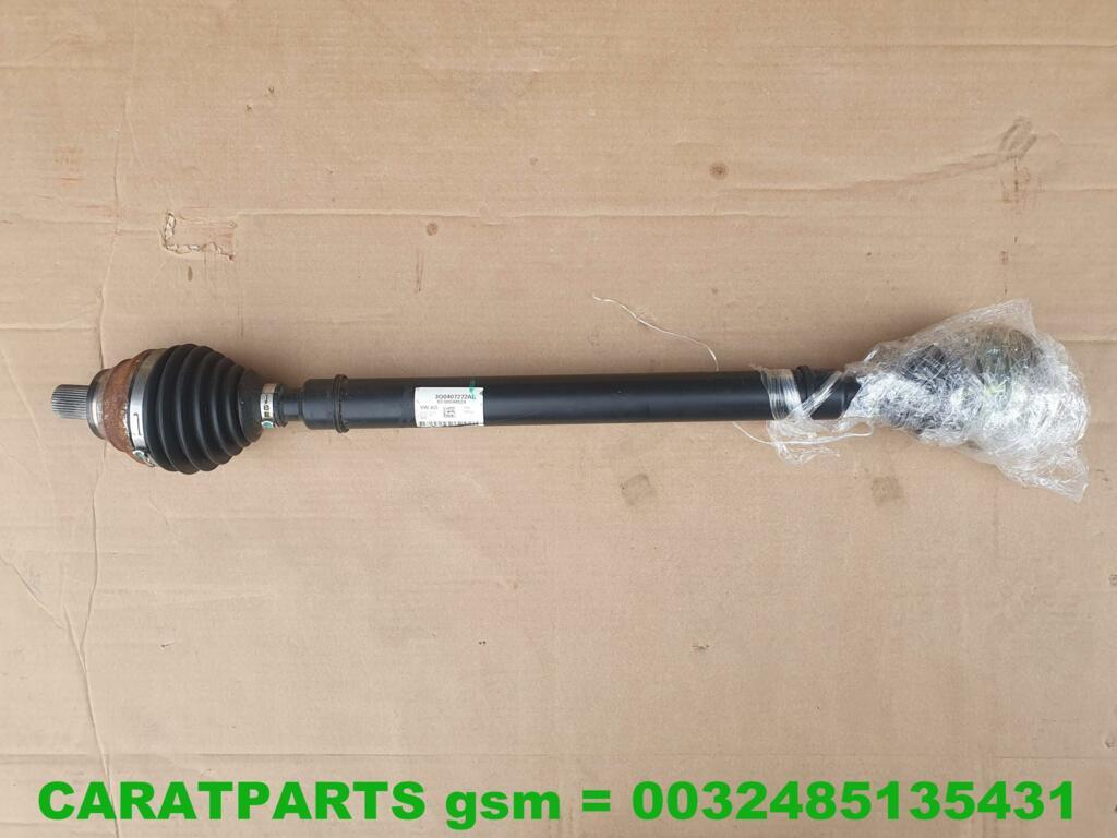 3Q0407272AL Arbre de transmission Passat Tiguan Touran Tarra, Seat, Volkswagen AG, Vw@volkswagen.de, Utilisé
