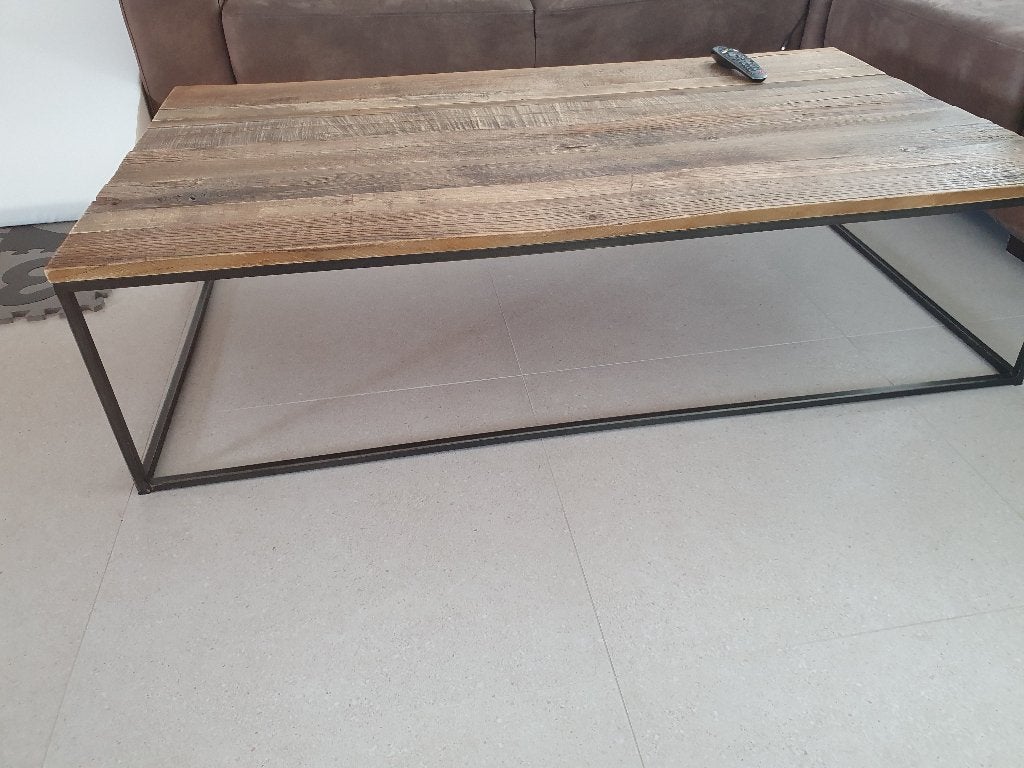 table basse, Maison & Meubles, 100 à 150 cm, Autres essences de bois, Enlèvement, Utilisé