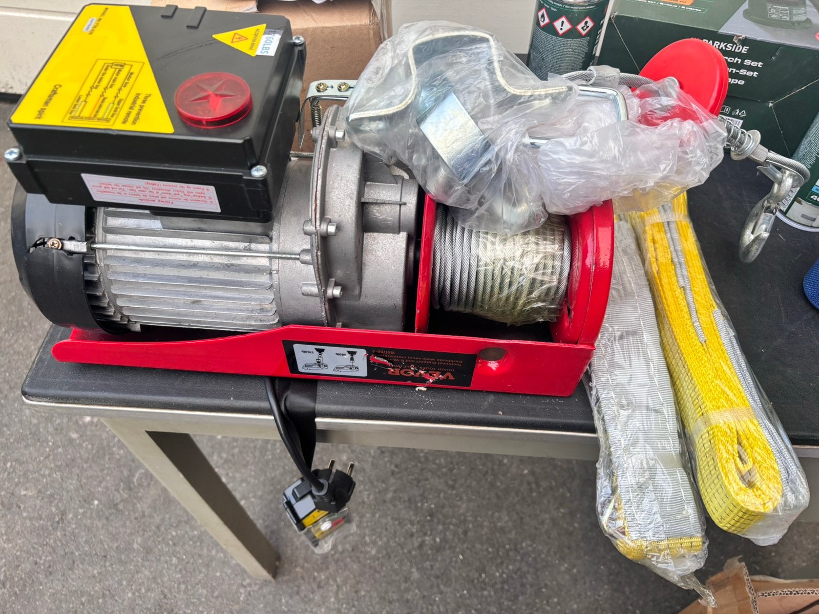 Palan électrique avec télécommande, Bricolage & Construction, Treuils et Palans, Enlèvement ou Envoi, Neuf