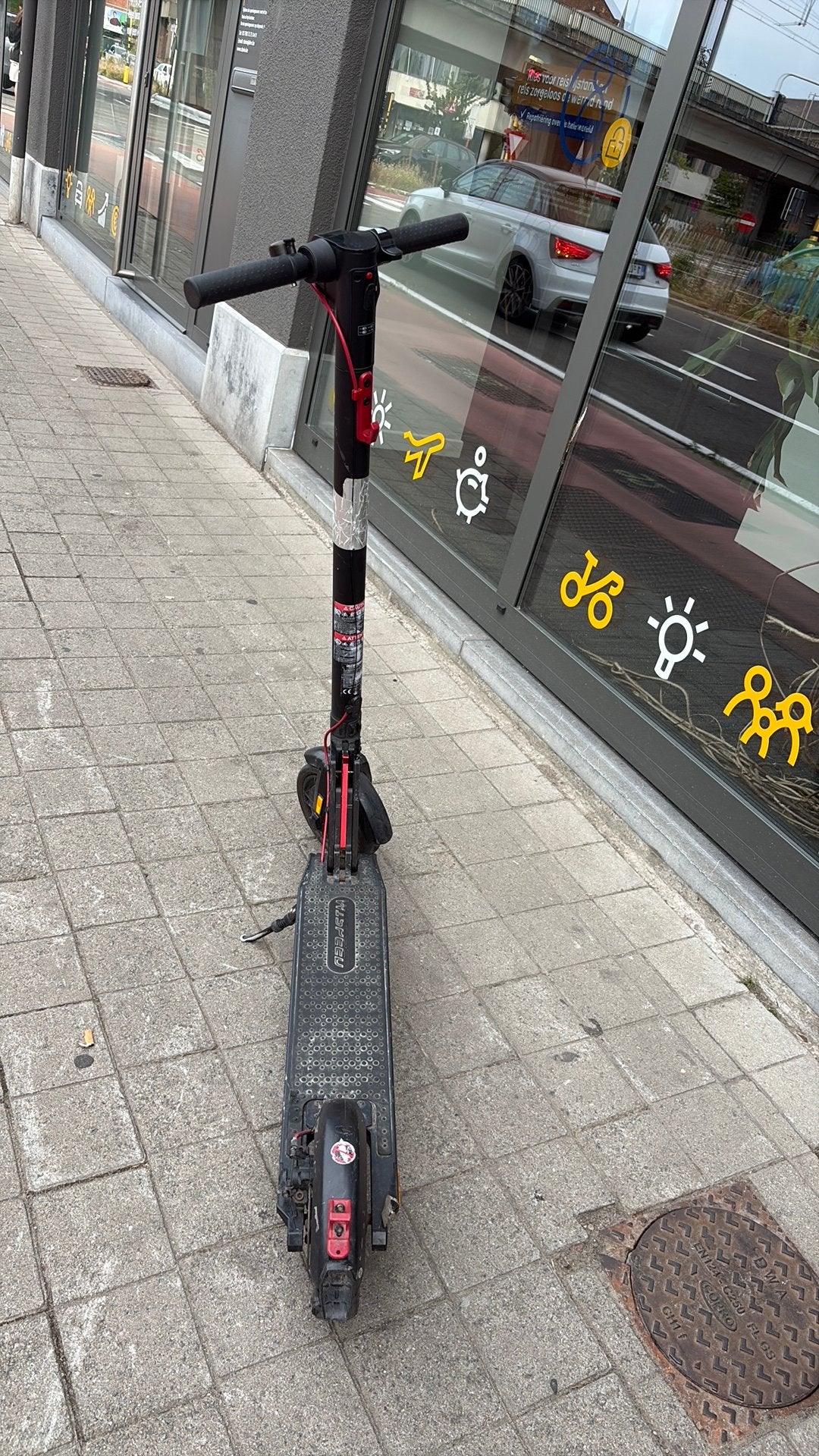 Werkt goed, maar de achterband is kapot werkt goed, Ophalen, Gebruikt