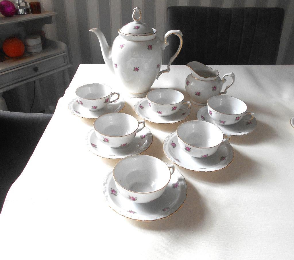 ancien service à café en porcelaine Kahla, Ophalen