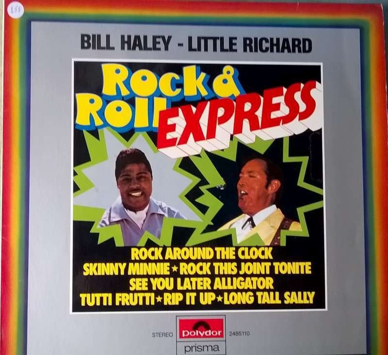 LP Bill Haley – Little Richard - Rock & Roll Express, Cd's en Dvd's, Vinyl | Rock, Ophalen of Verzenden, Zo goed als nieuw, Rock-'n-Roll