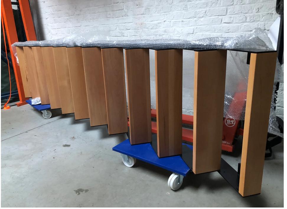 Steel look Trap plaatsbesparend, Ophalen, Gebruikt, Trap