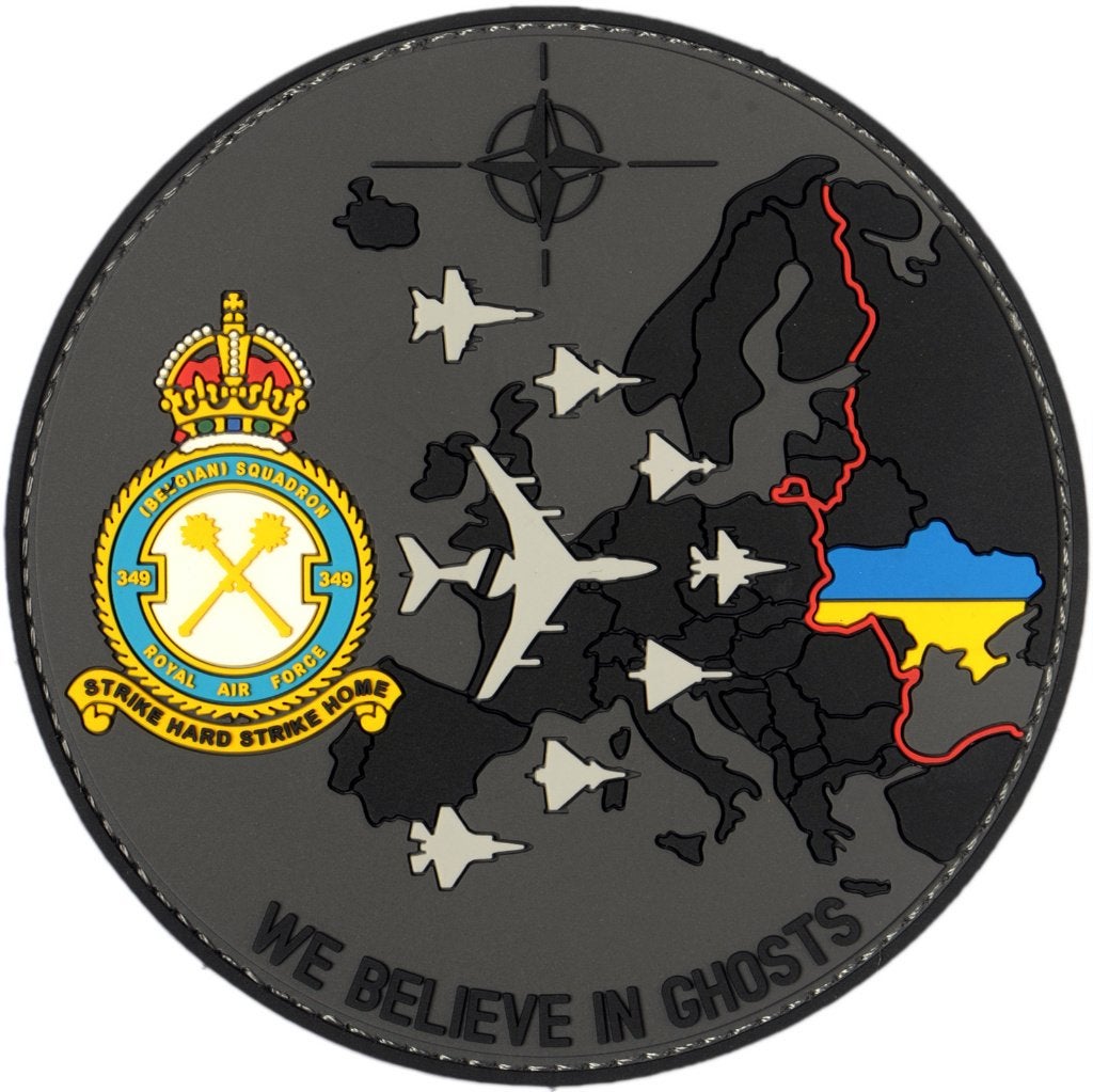 349 Sqn - EVA Ghosts 2024 - patch, Collections, Objets militaires | Général, Envoi, Armée de l'air, Emblème ou Badge