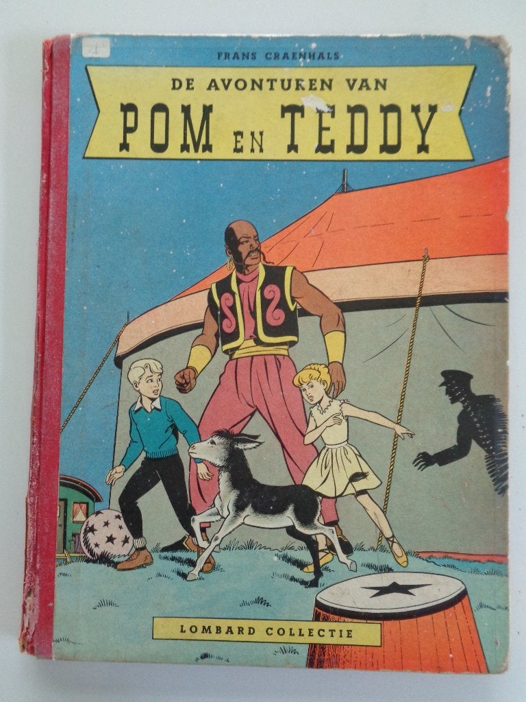 Pom en Teddy, de Avonturen van - HC 1e dr. 1956, Ophalen of Verzenden