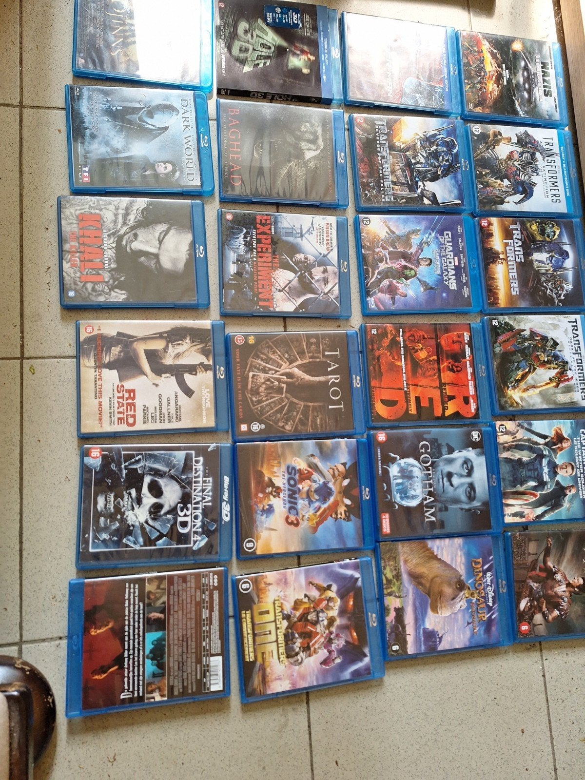 Lot 24 blu ray transformer enz, Ophalen of Verzenden