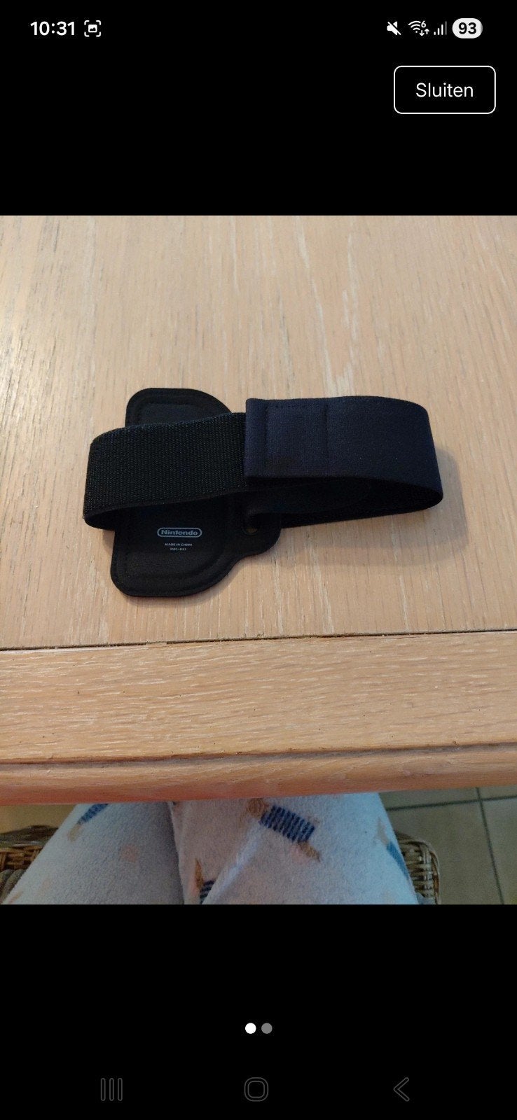 Nintendo Switch beenband (leg strap)., Games en Spelcomputers, Spelcomputers | Nintendo Portables | Accessoires, Switch Lite, Hoesje, Tasje of Behuizing