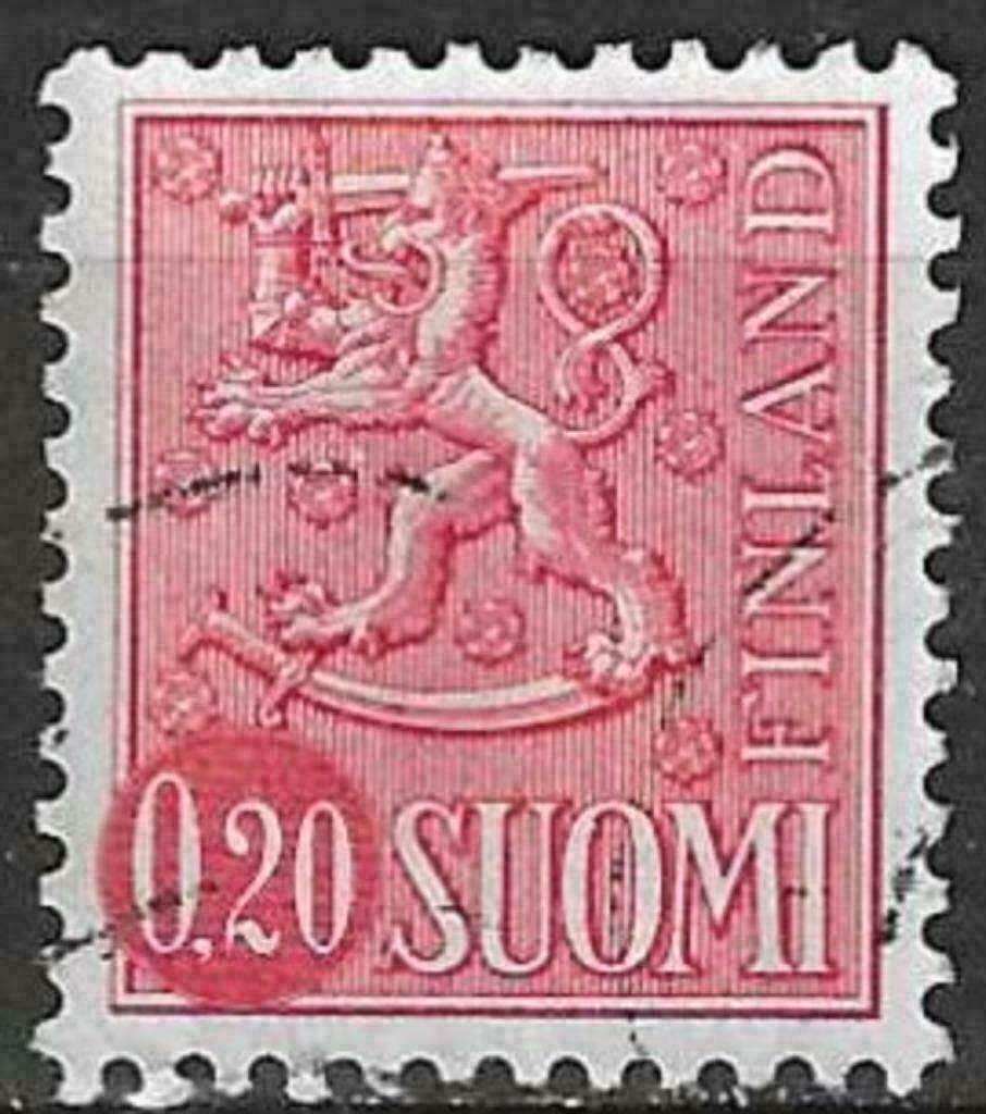 Finland 1963 - Yvert 536 - Leeuw (ST), Postzegels en Munten, Postzegels | Europa | Scandinavië, Verzenden, Finland, Gestempeld
