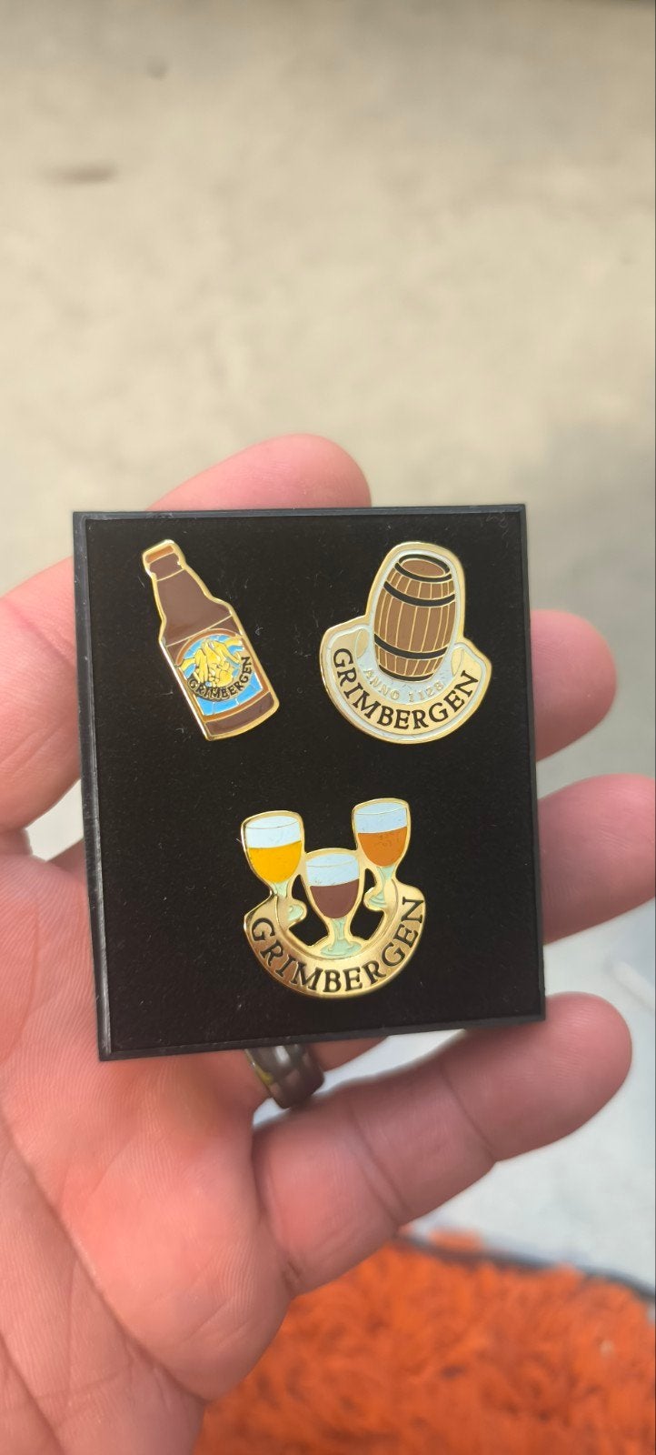 pin's grimbergen, Collections, Enlèvement ou Envoi, Comme neuf, Marque, Insigne ou Pin's