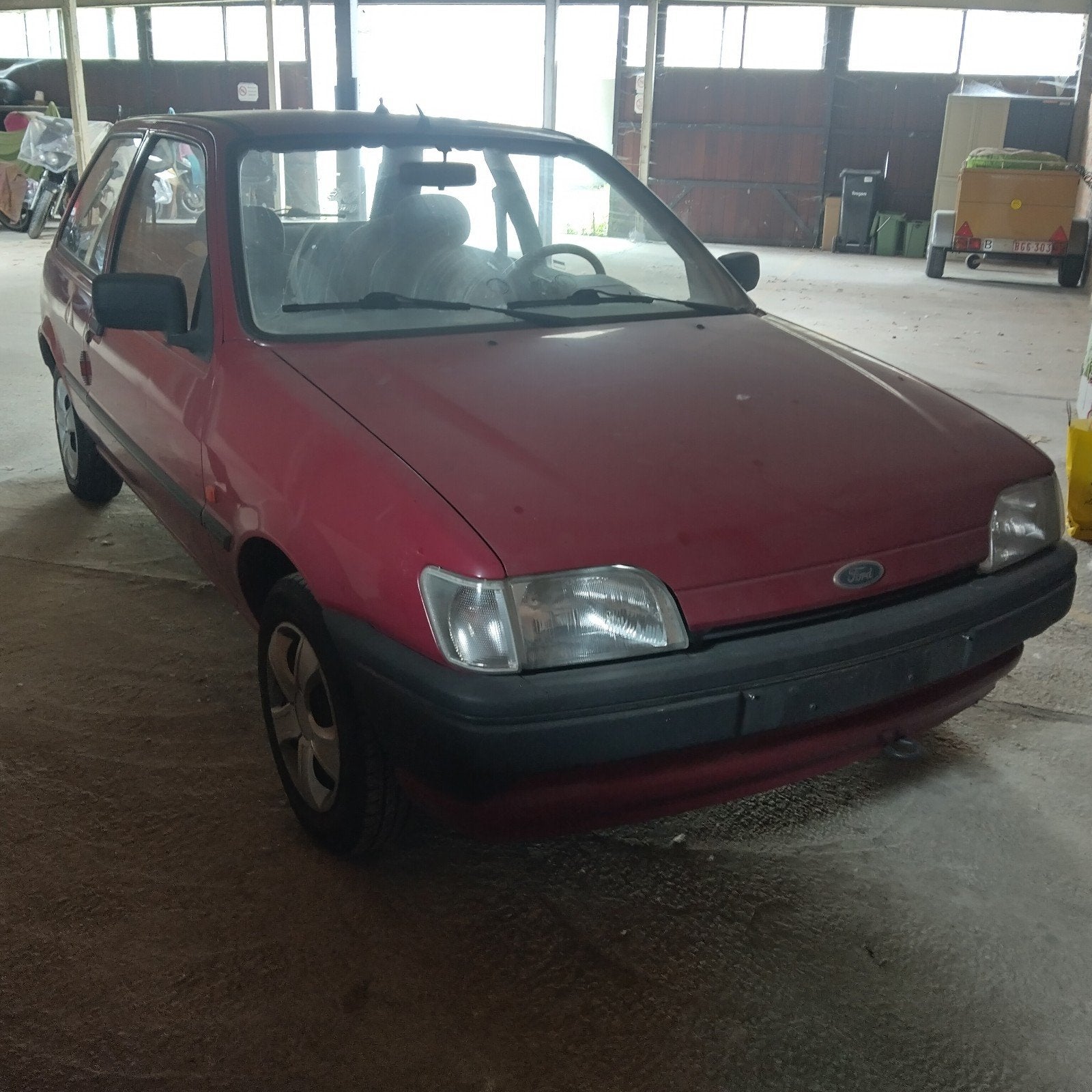 Ford fiesta oldtimer, Automaat, Stof, Overige kleuren, Trekhaak