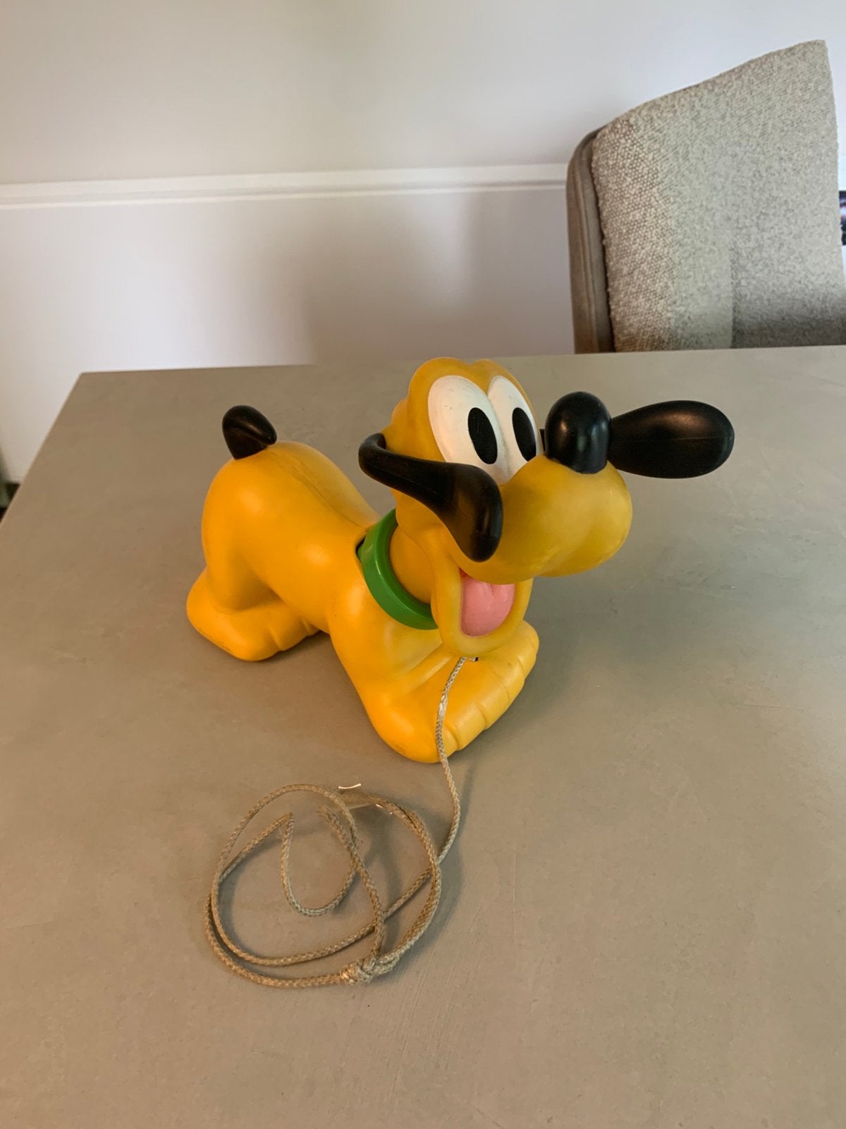 Vintage Disney Pluto Trekspeeltje (Jaren '70) – Verzamelitem, Verzamelen, Ophalen of Verzenden, Zo goed als nieuw