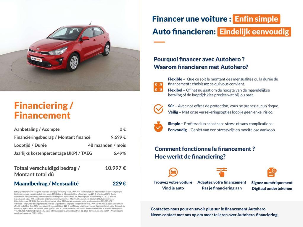 Kia Rio 1.2 Edition 7 (année de construction 2021), Autos, Kia, Boîte manuelle, Noir, 5 places, 1120 kg