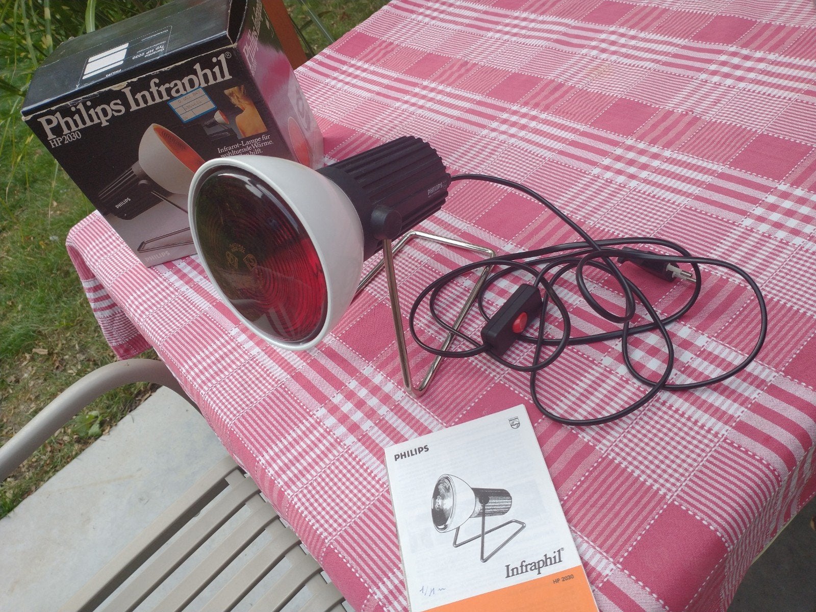 Philips infrarood lamp Infraphil jaren 70/80, Enlèvement