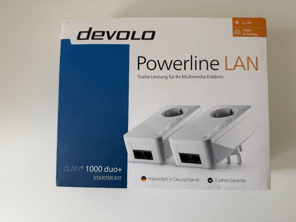 Devolo dLAN 1000 duo+ (1000 Mbit/s, 2 prises ethernet), Computers en Software, Pc- en Netwerkkabels, Ophalen, Nieuw
