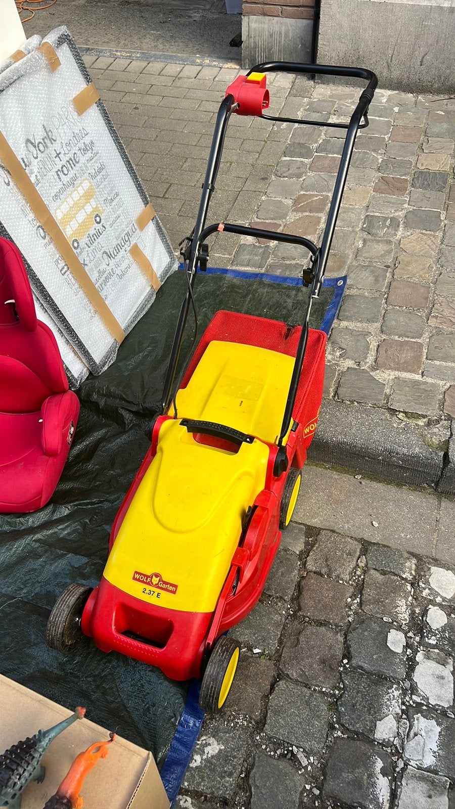 Tondeuse electrique Wolf, Jardin & Terrasse, Enlèvement, Utilisé, Tondeuses à gazon électriques