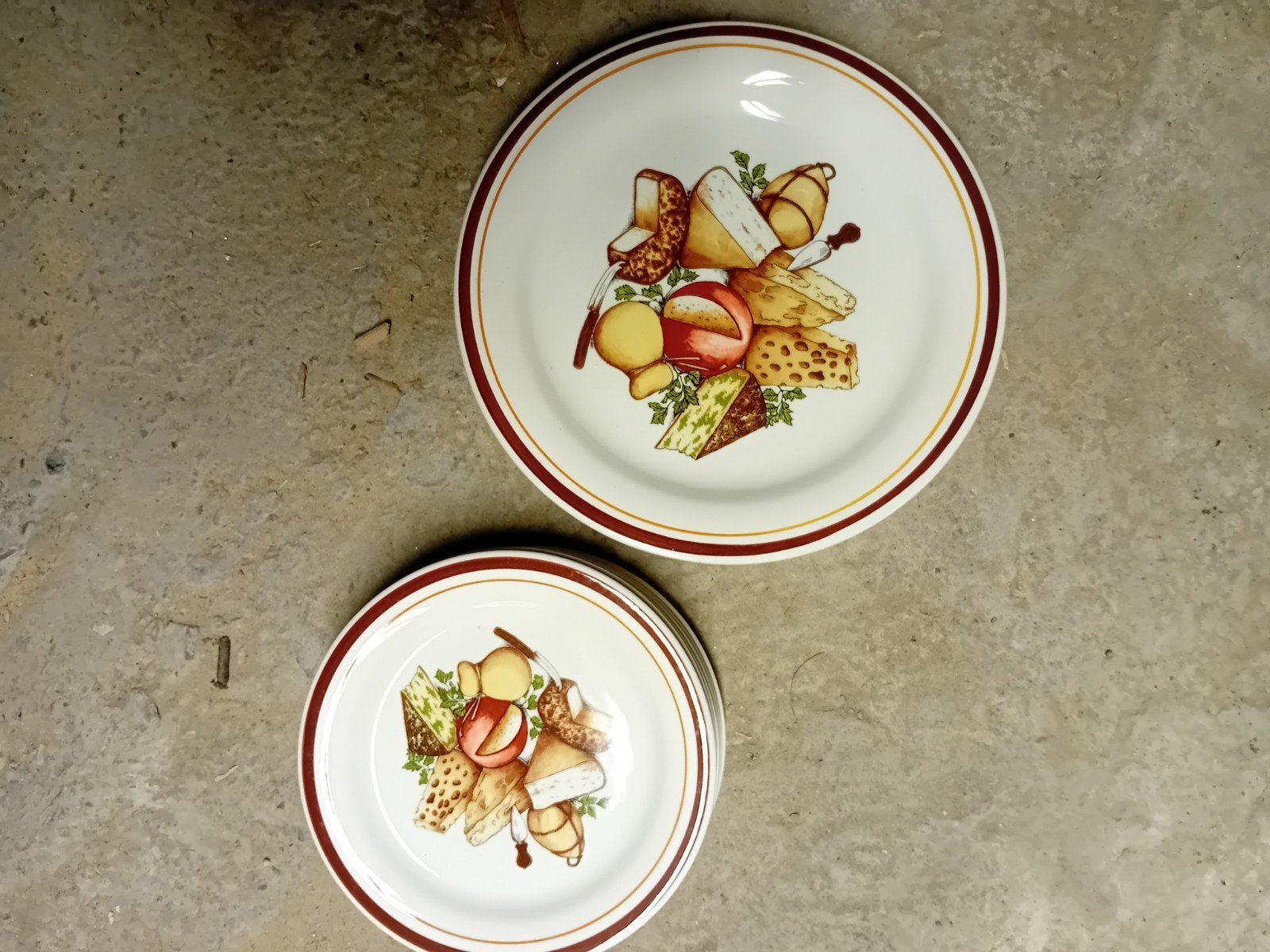 borden Frutti, Maison & Meubles, Cuisine | Vaisselle, Enlèvement, Comme neuf, Campagne/Folklorique, Assiettes(s)