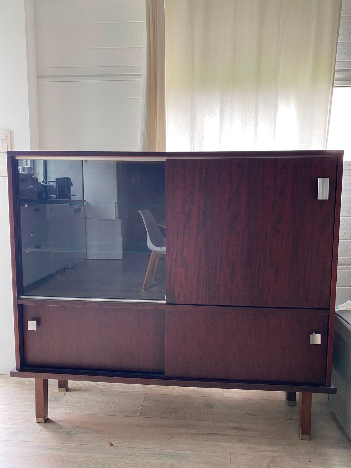 Vintage barkast, Ophalen, Gebruikt, 100 tot 150 cm, Vintage