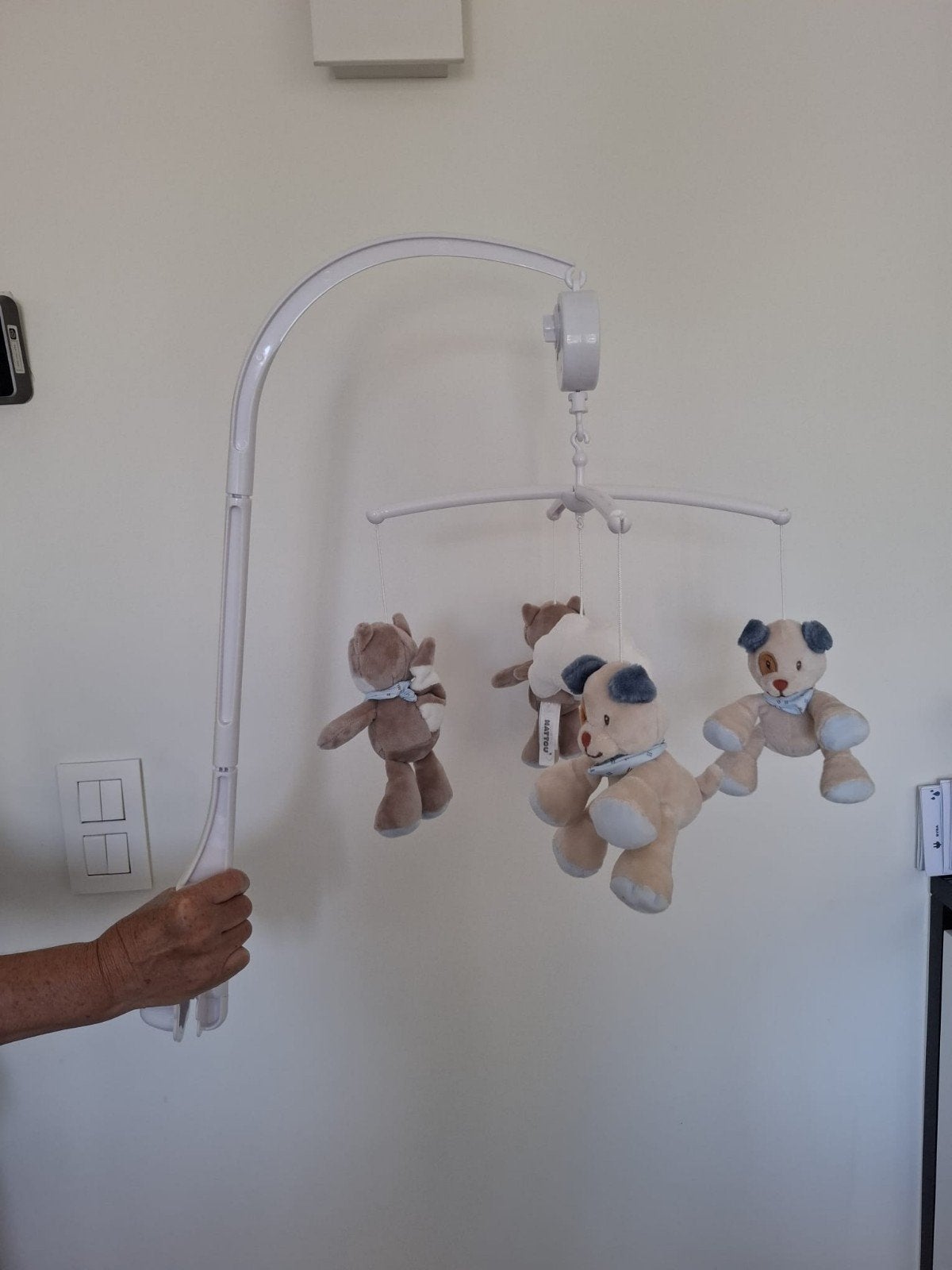 muziekmobiel Nattou, Kinderen en Baby's, Blauw, Ophalen