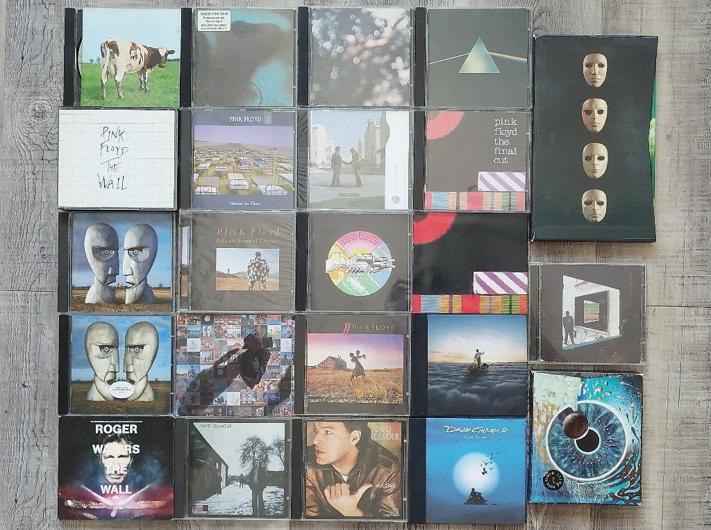 CD's Pink Floyd /Gilmour /Waters -VG+, Cd's en Dvd's, Cd's | Rock, Zo goed als nieuw, Overige genres, Album, Digipak, Eerste persing