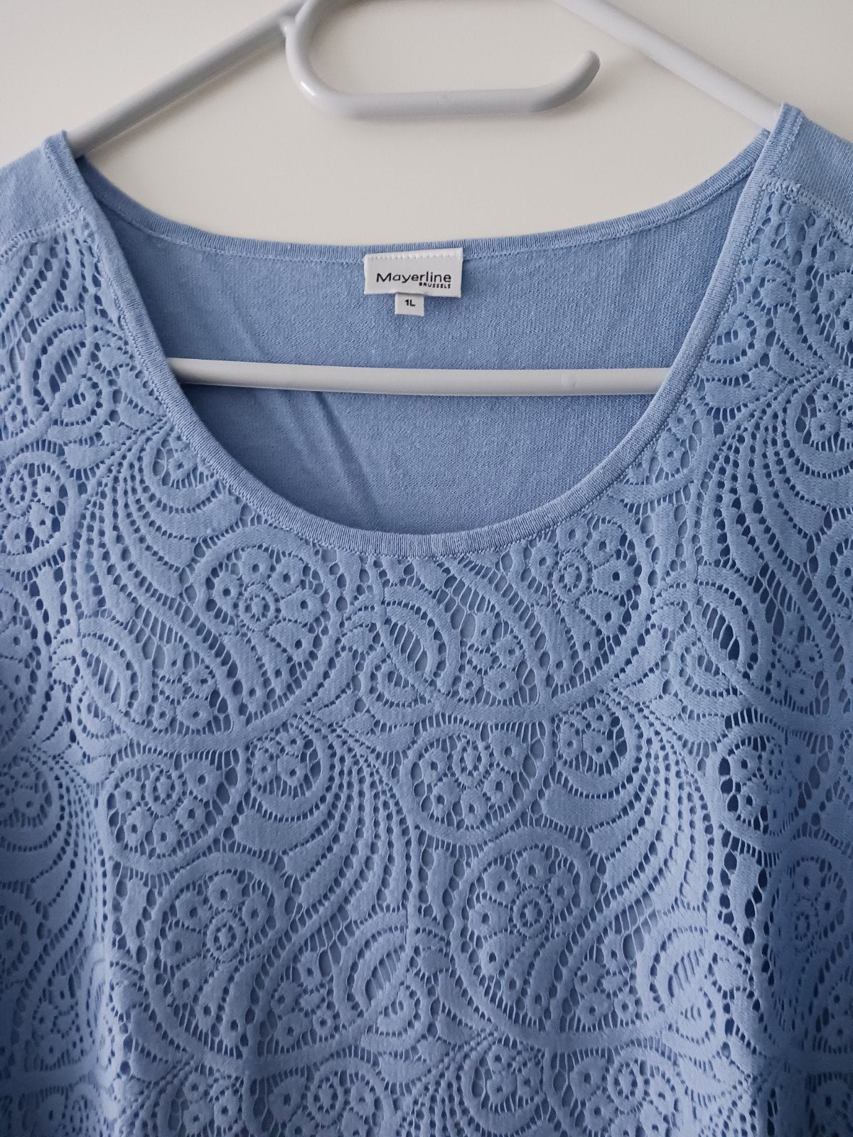 Blauw topje merk Mayerline te koop. maat L, Kleding | Dames, Topjes, Ophalen, Mayerline, Blauw, Maat 42/44 (L)