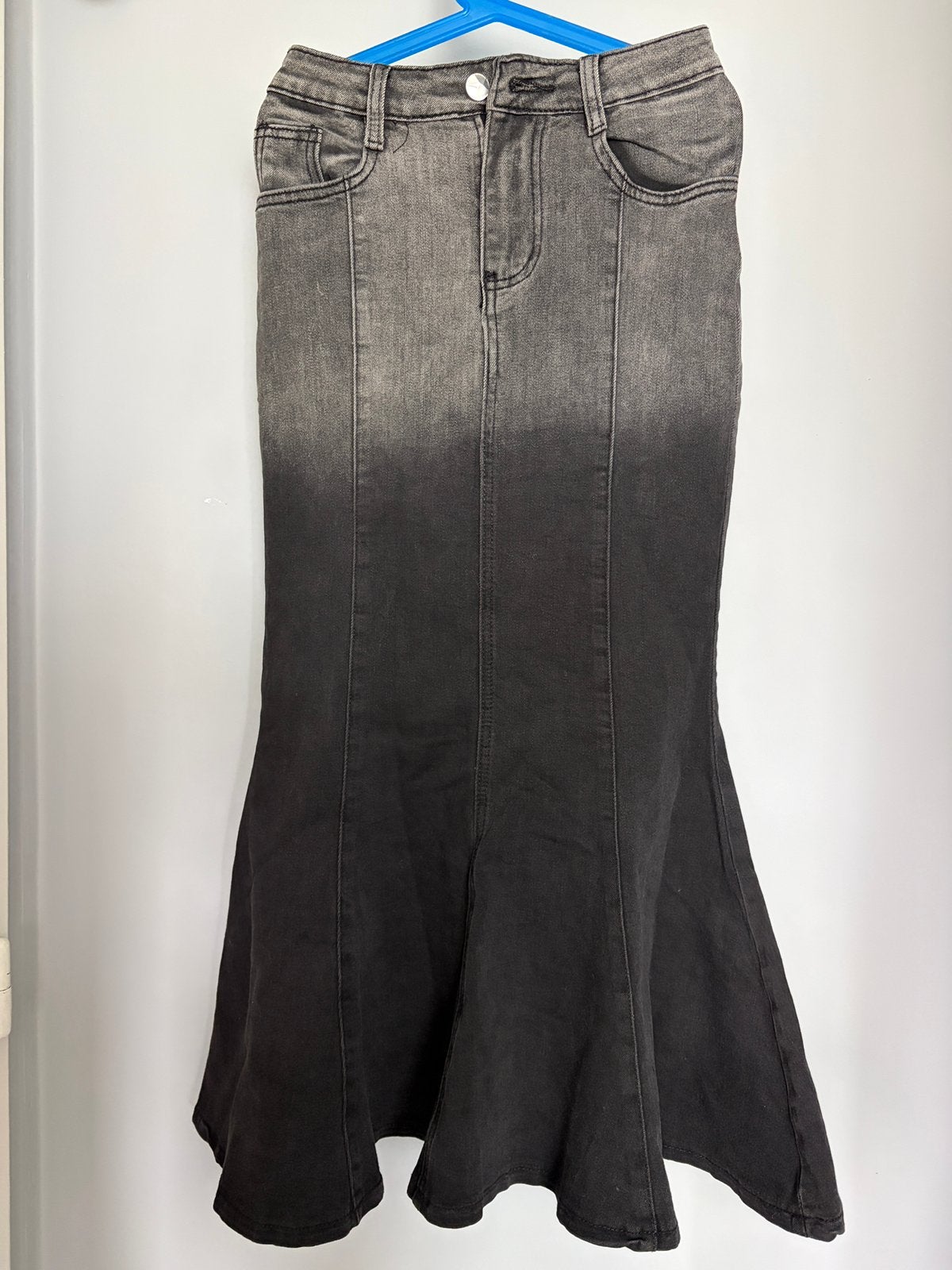 Denim rok, Zwart, Nieuw, Ophalen of Verzenden, Maat 36 (S)