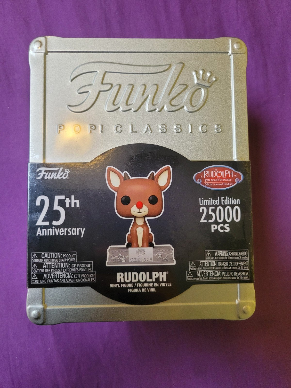 Funko Pop! Classics Rudolph 25th Anniversary Tin Box, Ophalen of Verzenden, Zo goed als nieuw