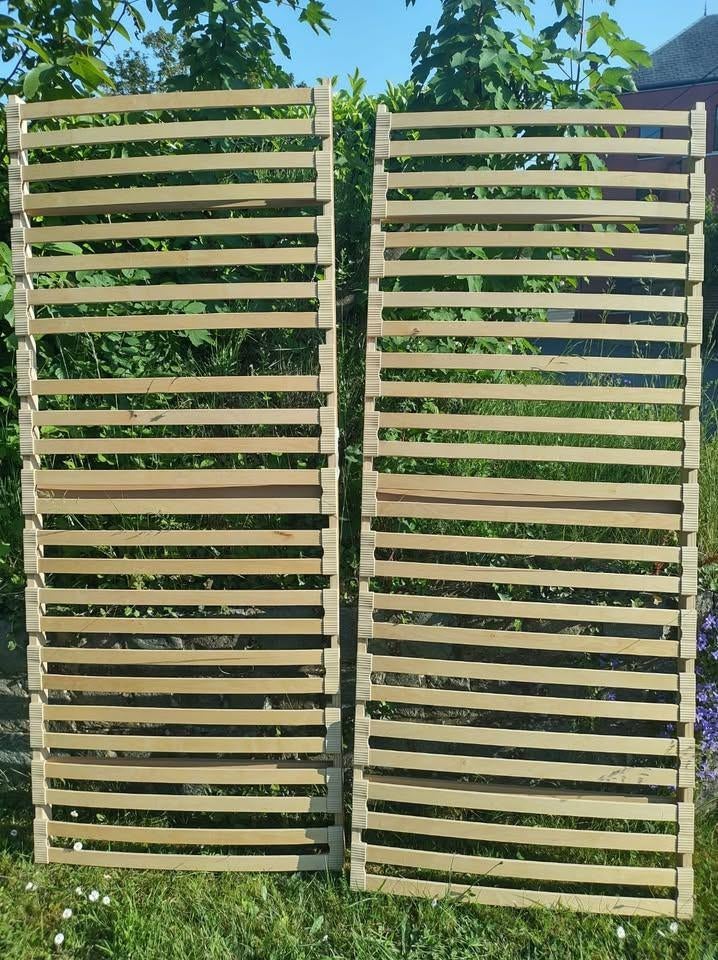 2 sommiers en bois clair 1 personne, Enlèvement, Utilisé, Une personne
