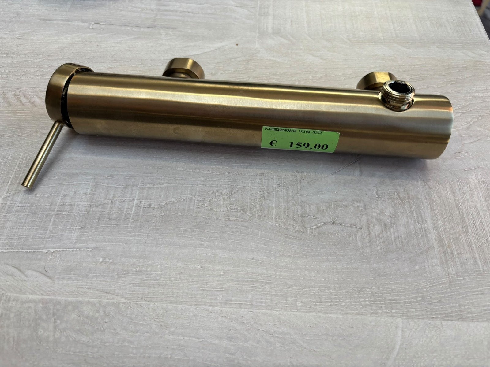 Goudkleurige douchekraan met thermostaat, Ophalen, Nieuw, Koper, Douche