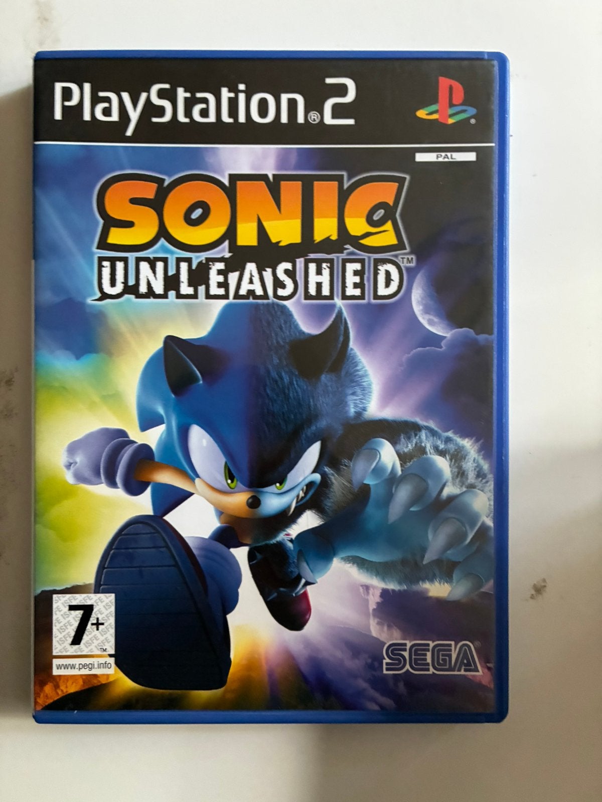 Sonic Unleashed - PlayStation 2 (PS2) - Zo goed als nieuw, Games en Spelcomputers, Ophalen of Verzenden, Zo goed als nieuw