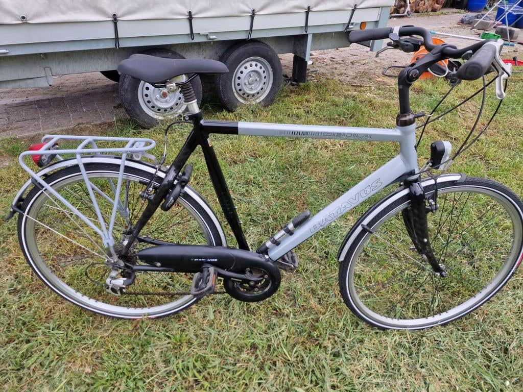 Herenfiets batavus cibola 28" 61 cm, Fietsen en Brommers, Fietsen | Heren | Herenfietsen, Ophalen, Gebruikt, Velgrem, Versnellingen
