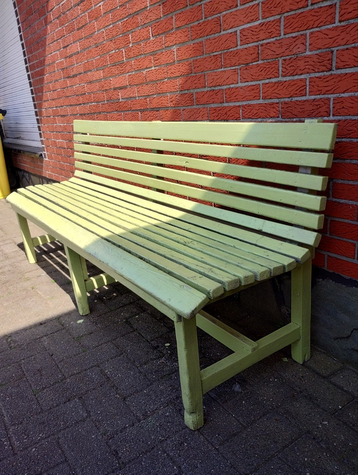 Oude maar stevige tuinbank...1m85 lengte..., Tuin en Terras, Tuinbanken, Ophalen