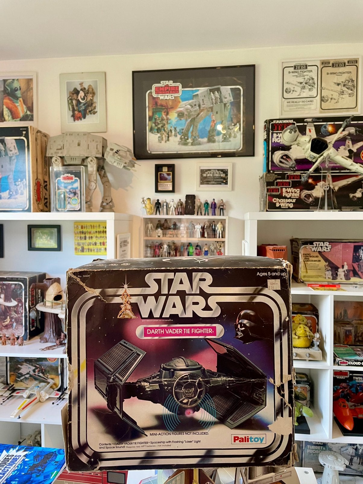Vintage Darth Vader Tie 1977 Star Wars lege doos, Verzamelen, Ophalen of Verzenden