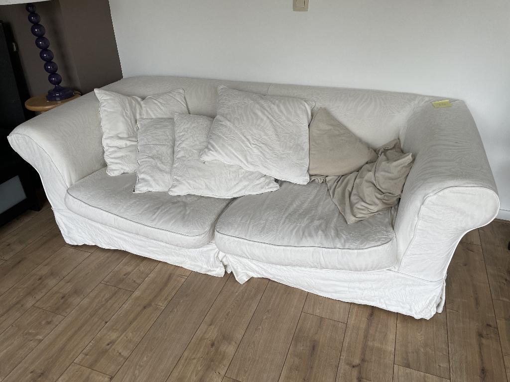 canape lit, Enlèvement, Utilisé, Deux personnes, Blanc