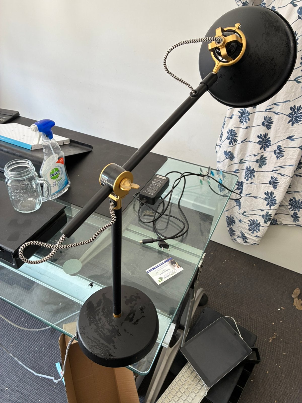 Bureaulamp, Ophalen, Bureaulamp, Verstelbaar, Zo goed als nieuw