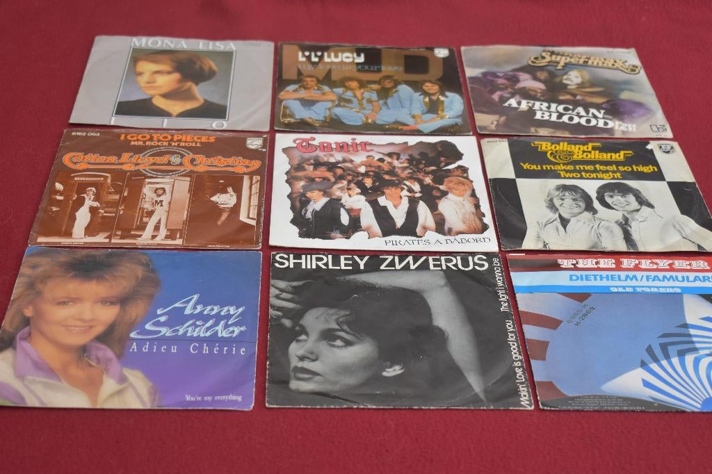 45t's vinylbeurs aan huis, snuffel door 12 lijsten, Ophalen of Verzenden, 1970 - 1979, Zo goed als nieuw