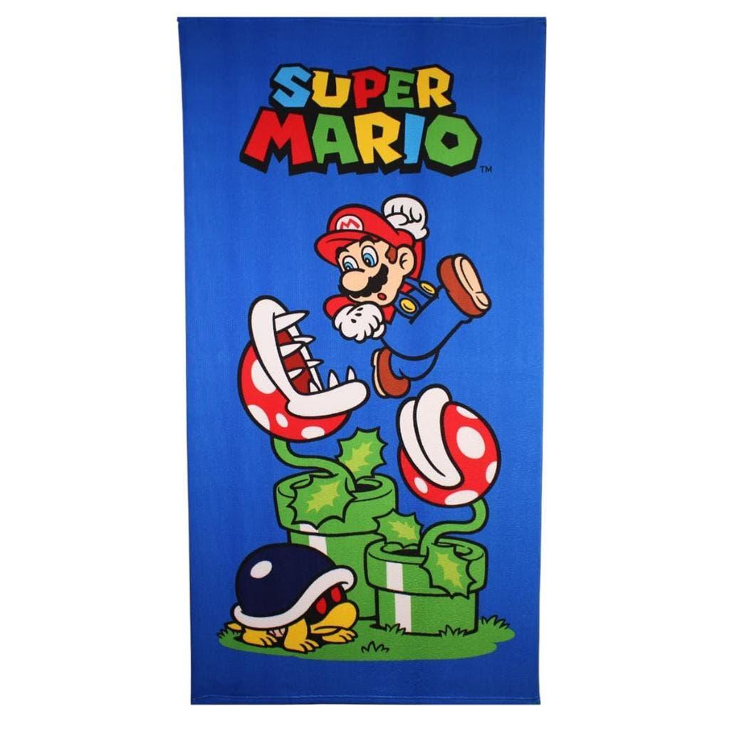 Super Mario Badlaken - Sneldrogend Strandlaken - Div Soorten, Super Mario, One size, Nieuw, Ophalen of Verzenden