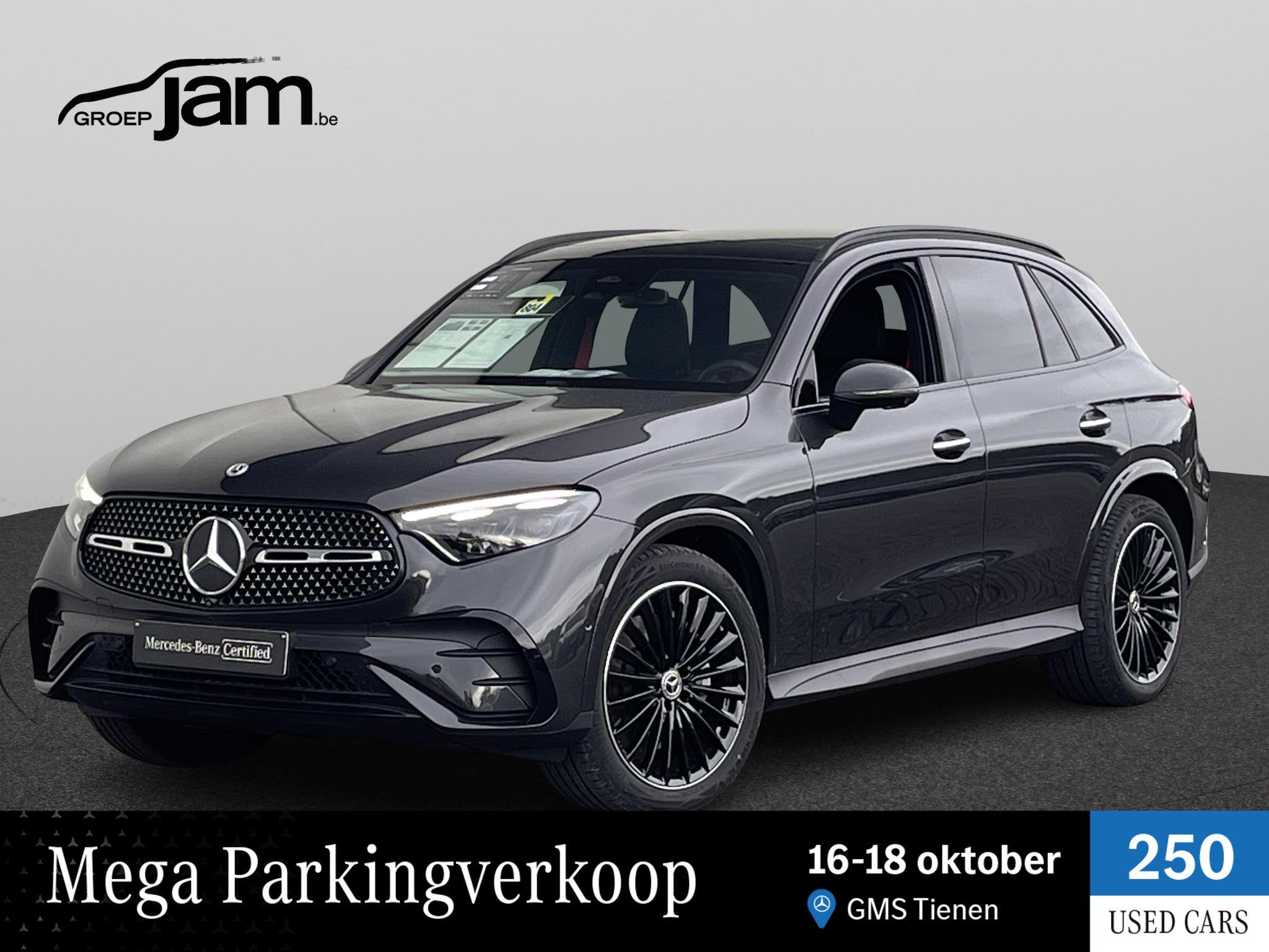 Mercedes-Benz GLC 300 4MATIC AMG/Pano/Trekhaak, Argent ou Gris, Noir, 5 portes, GLC