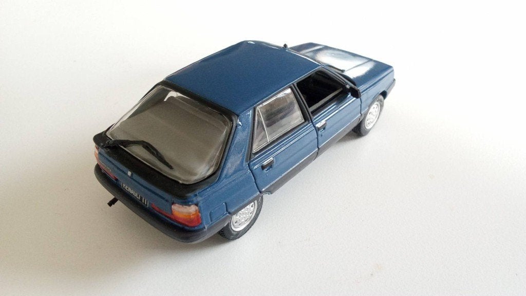 Renault 11 TXE / Turbo 1/43 - Bleue - Collection Youngtimer, Enlèvement ou Envoi, Utilisé, Voiture, Norev