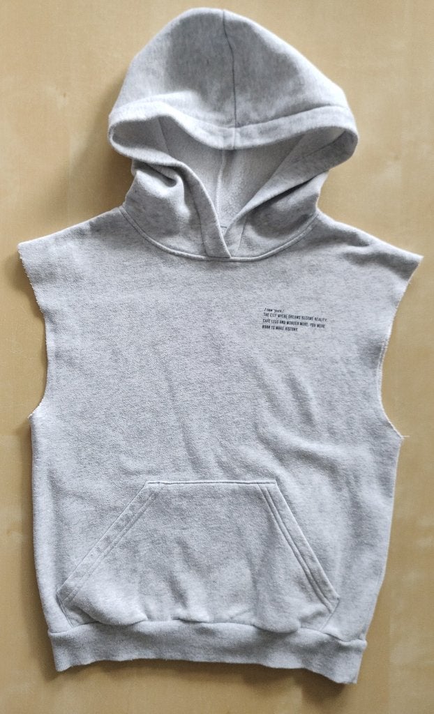 Grijze mouwloze hoody H&M, maat 134/140, Trui of Vest, H&M, Ophalen of Verzenden, Zo goed als nieuw