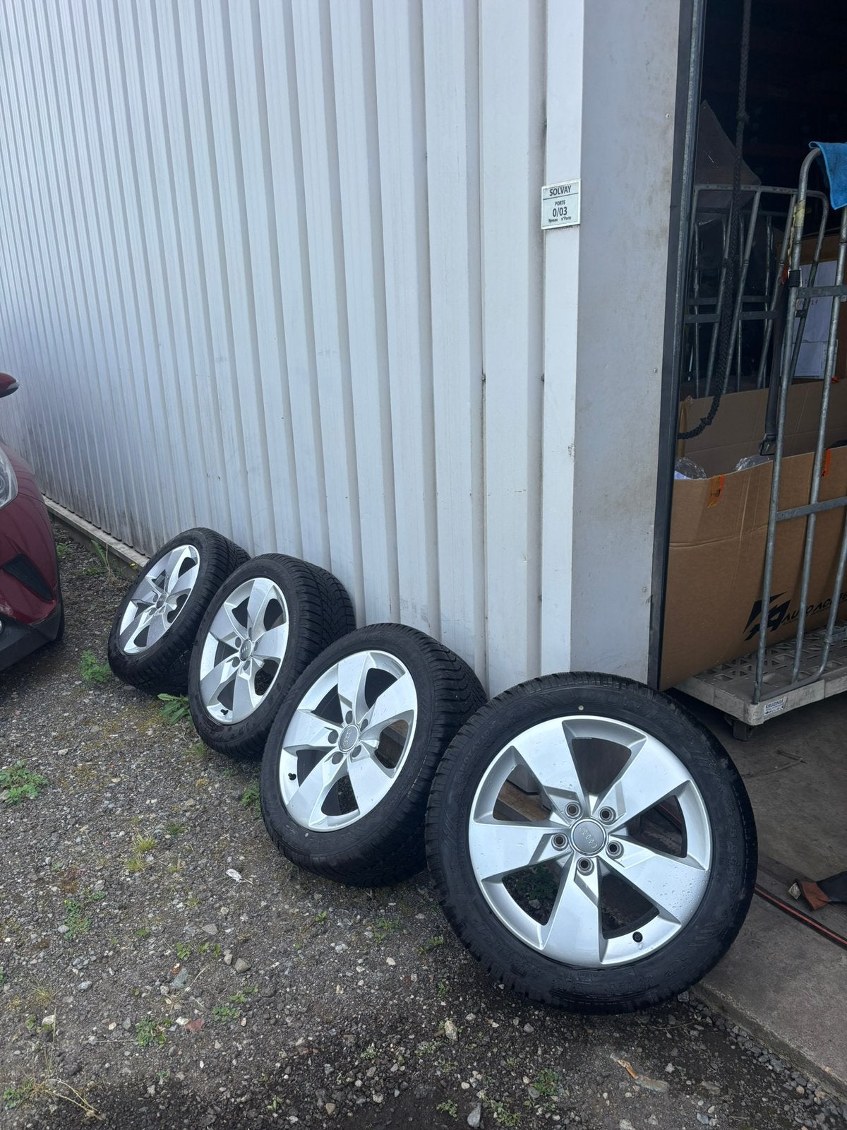 Jantes Audi 17p, Autos : Pièces & Accessoires, Enlèvement