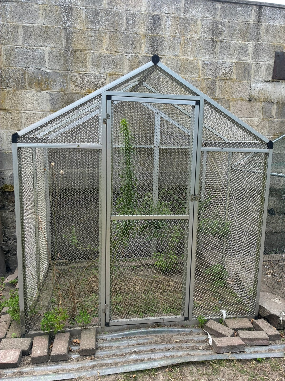 Volière vidaxl, Animaux & Accessoires, Enlèvement, Utilisé, Aluminium, Volière
