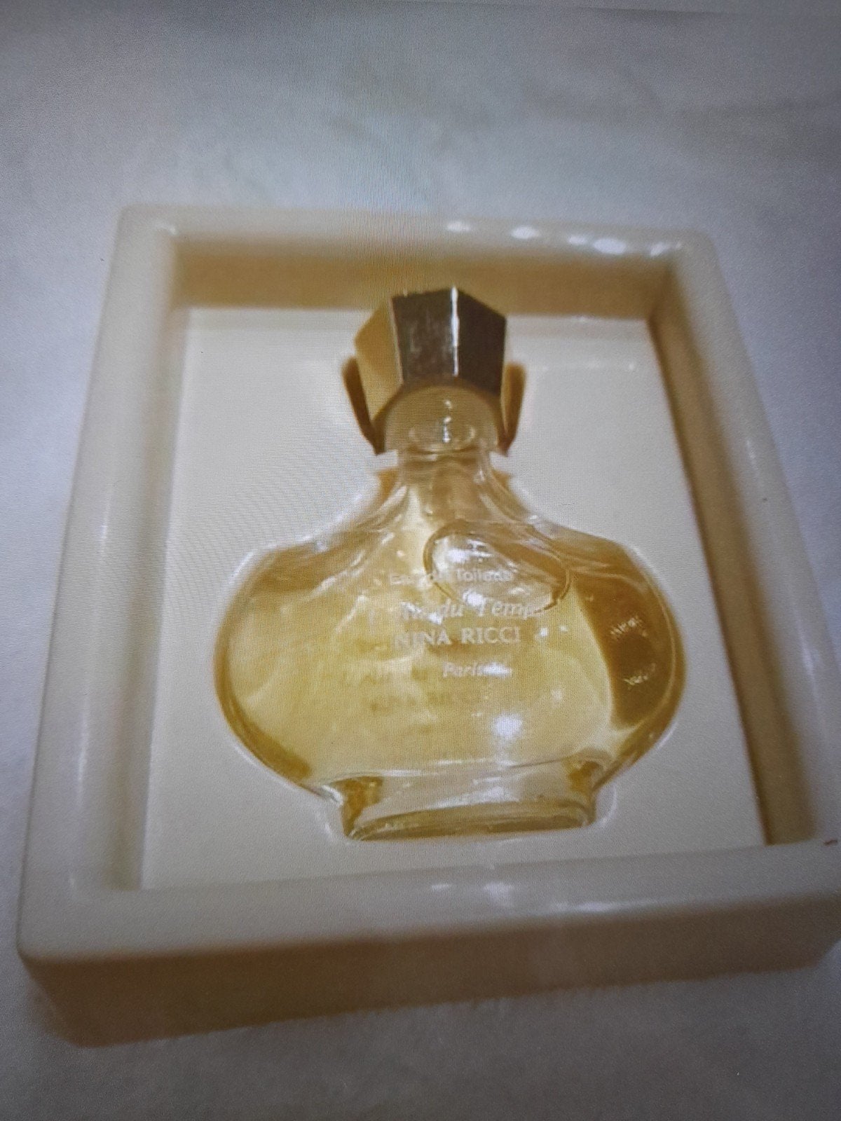 Vintage - Miniature de Nina Ricci L'air du temps 6ml, Enlèvement ou Envoi, Neuf, Miniature, Plein