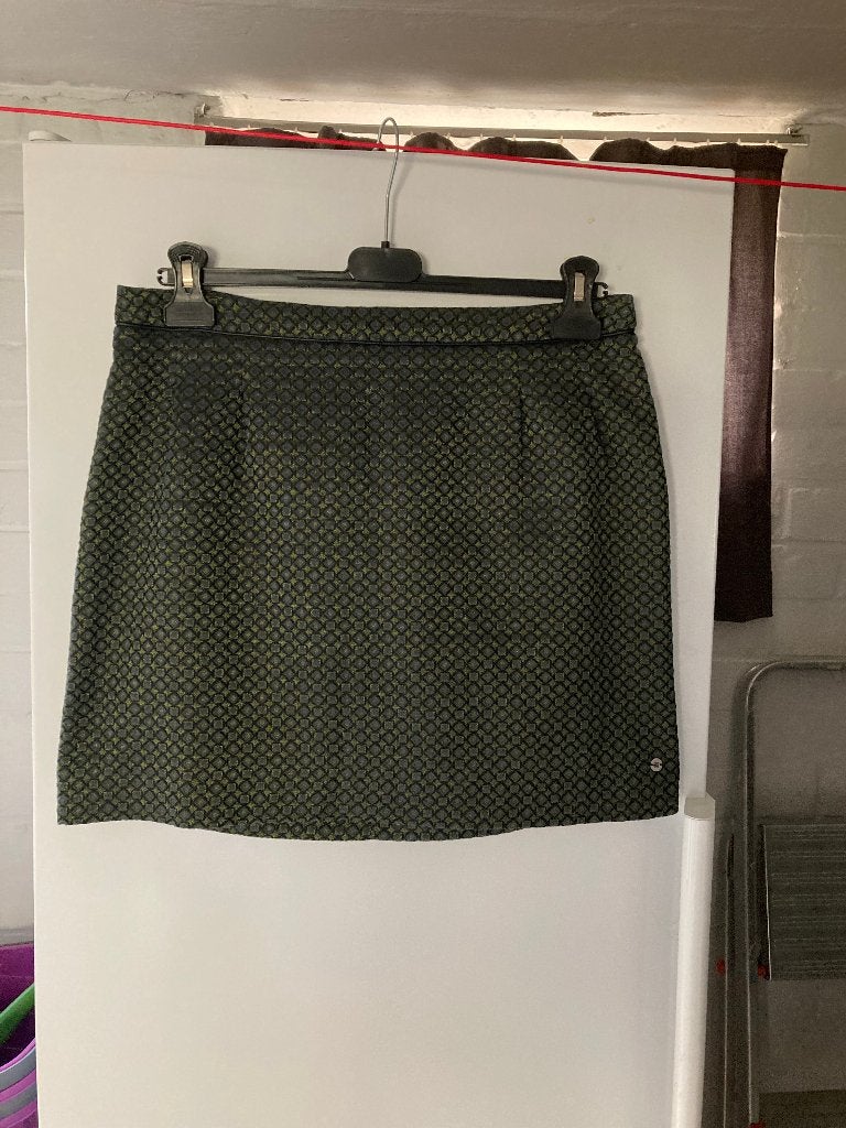 Groen rokje (gevoerd), Terre Bleue, maat 40 rits achteraan,, Kleding | Dames, Maat 38/40 (M), Terre Bleue, Ophalen of Verzenden