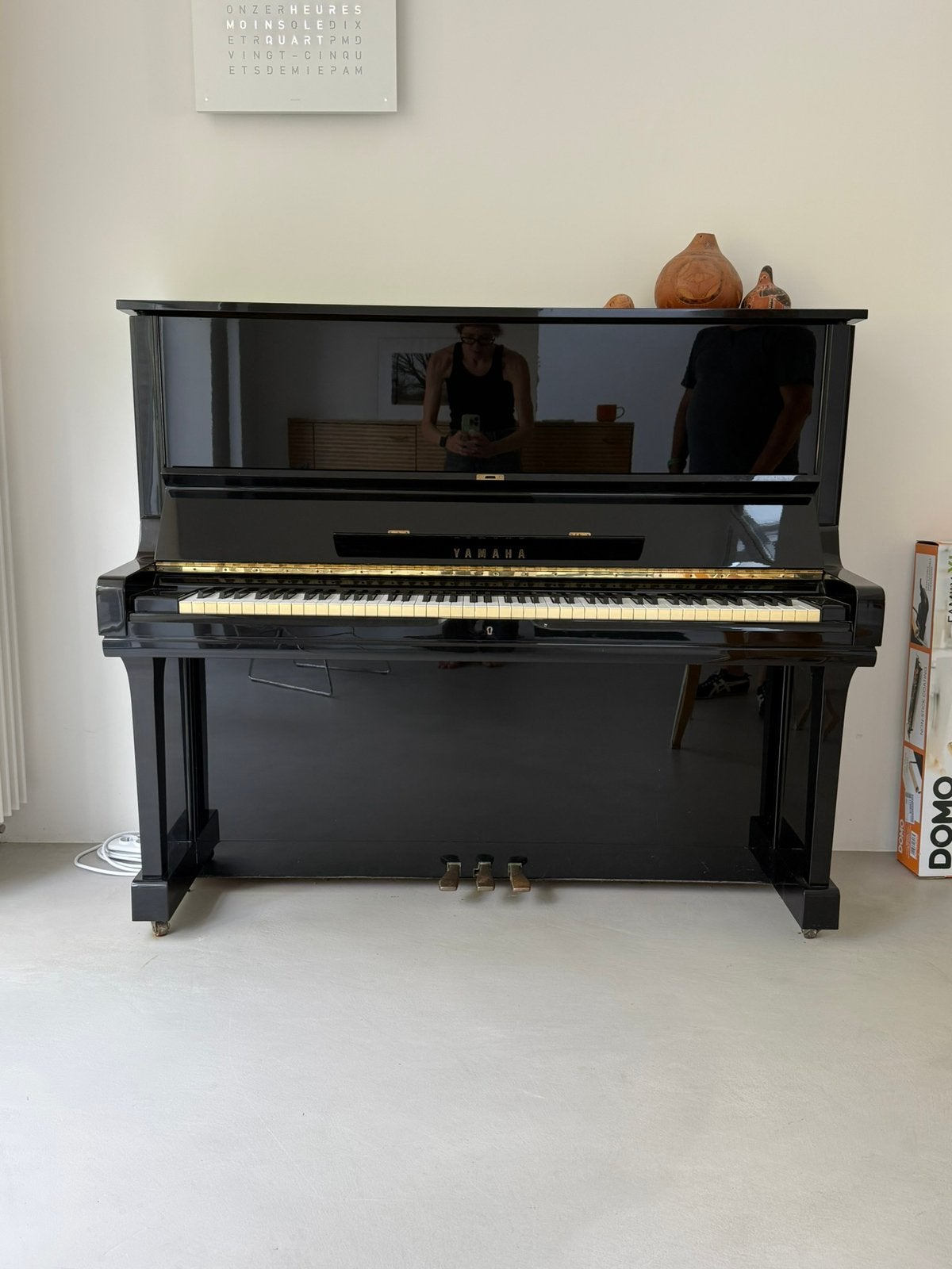 Piano Yamaha U3 - tres bon etat, Brillant, Comme neuf, Enlèvement, Piano