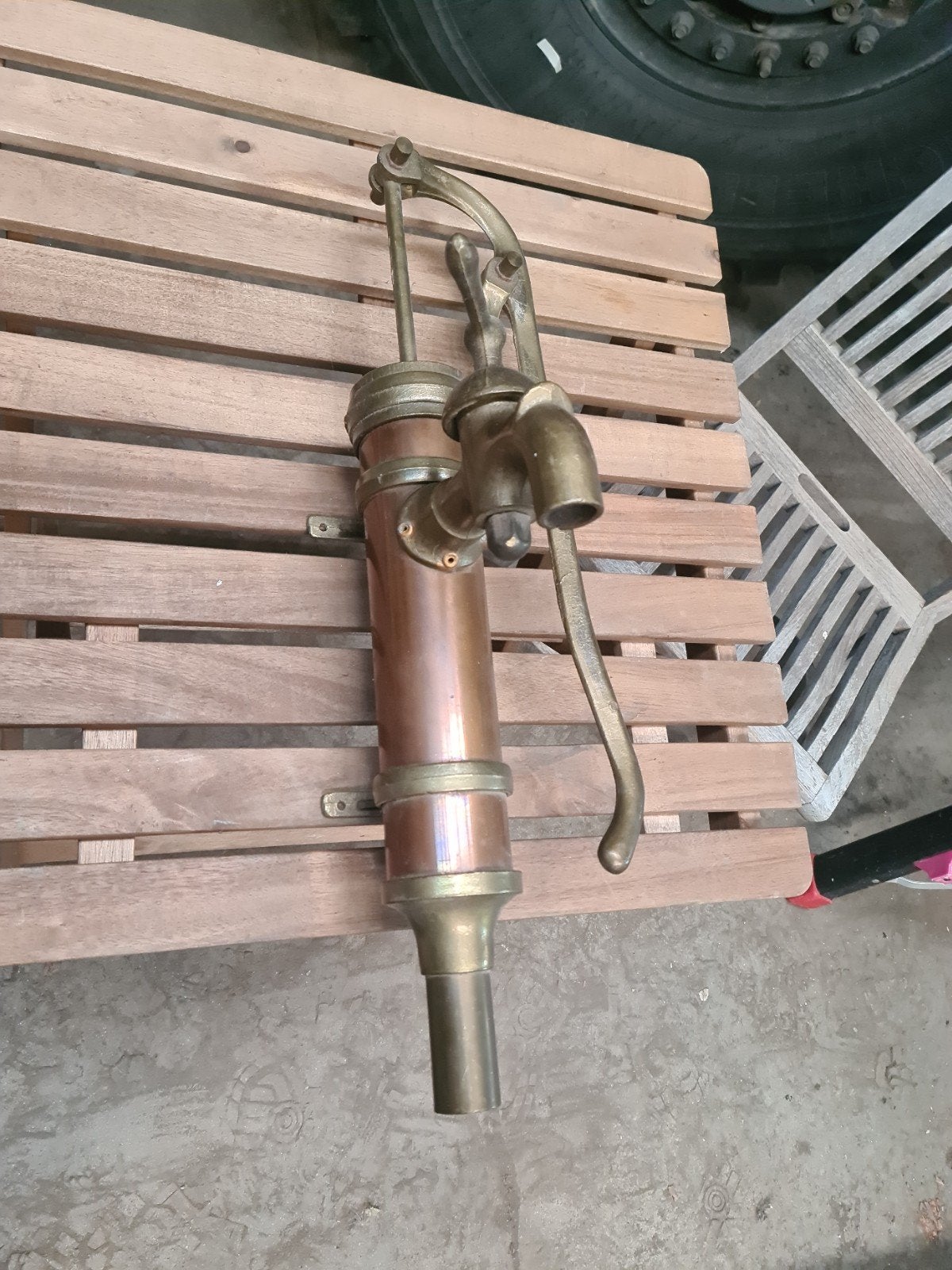 Pompe en cuivre, Jardin & Terrasse, Enlèvement ou Envoi